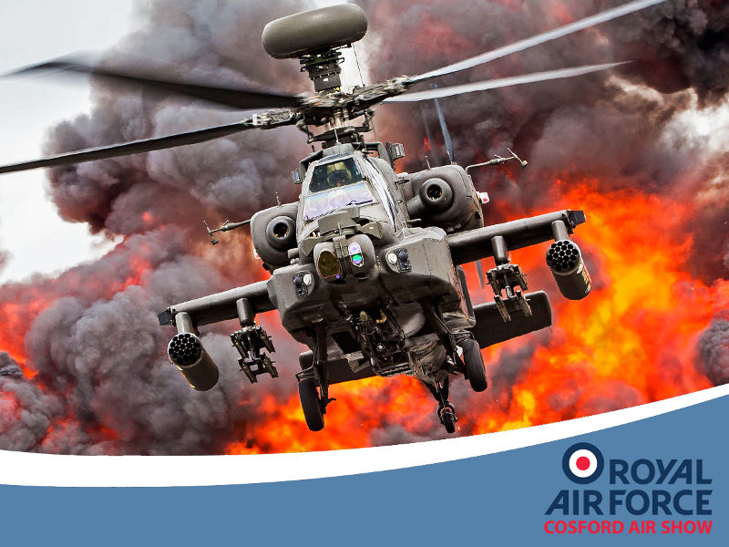 Army Air Corps Apache at RAF Cosford