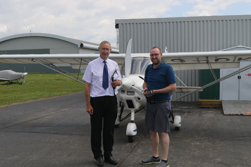 Lewis Wiffen - trial lesson with Phoenix aviation at Solent Airport