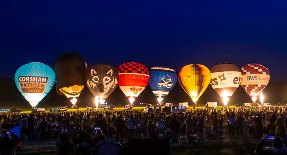 Midlands Air Festival Balloon Glow