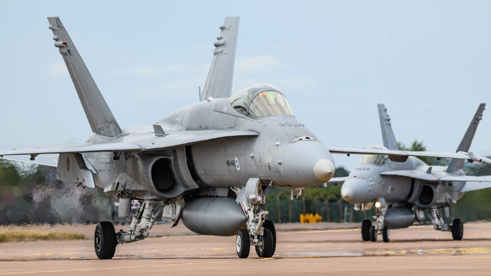 RIAT Finnish F18