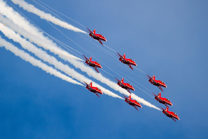 RAF Red Arrows by Paul Johnson