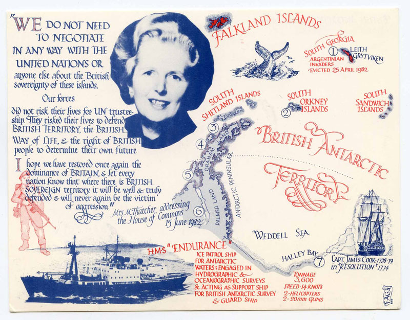 Falklands postcard